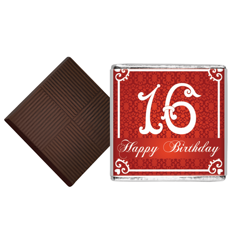 16th Birthday Chocolates