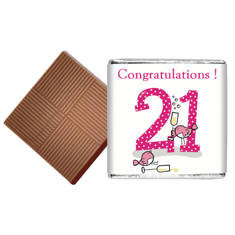 21st Happy Birthday Chocolates