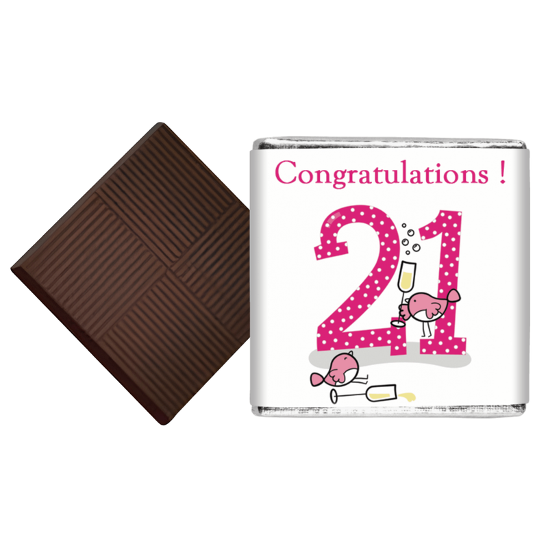21st Happy Birthday Chocolates
