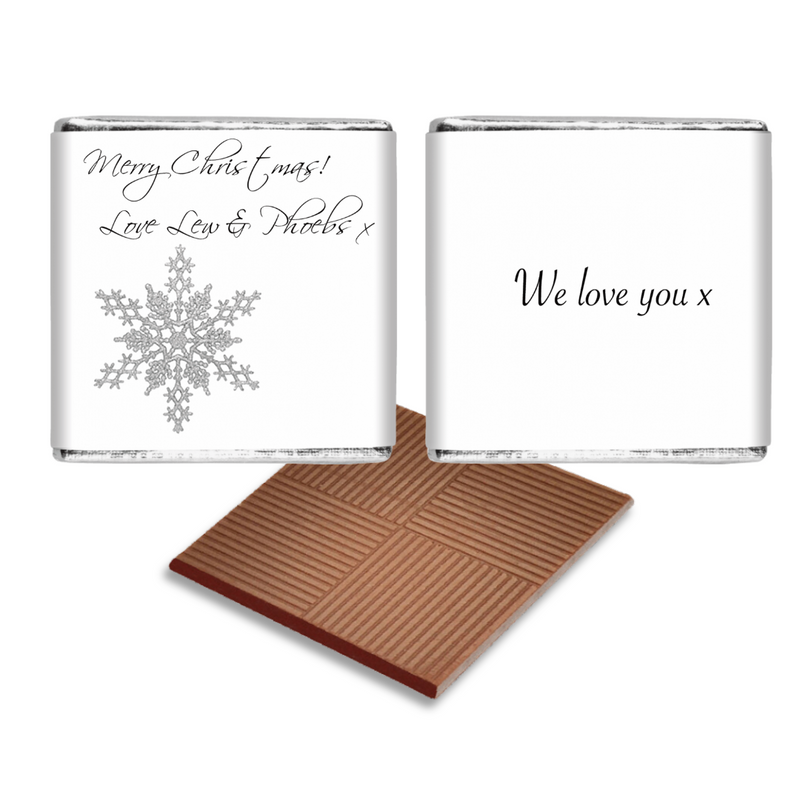 Silver Snowflake Winter Wedding Favour