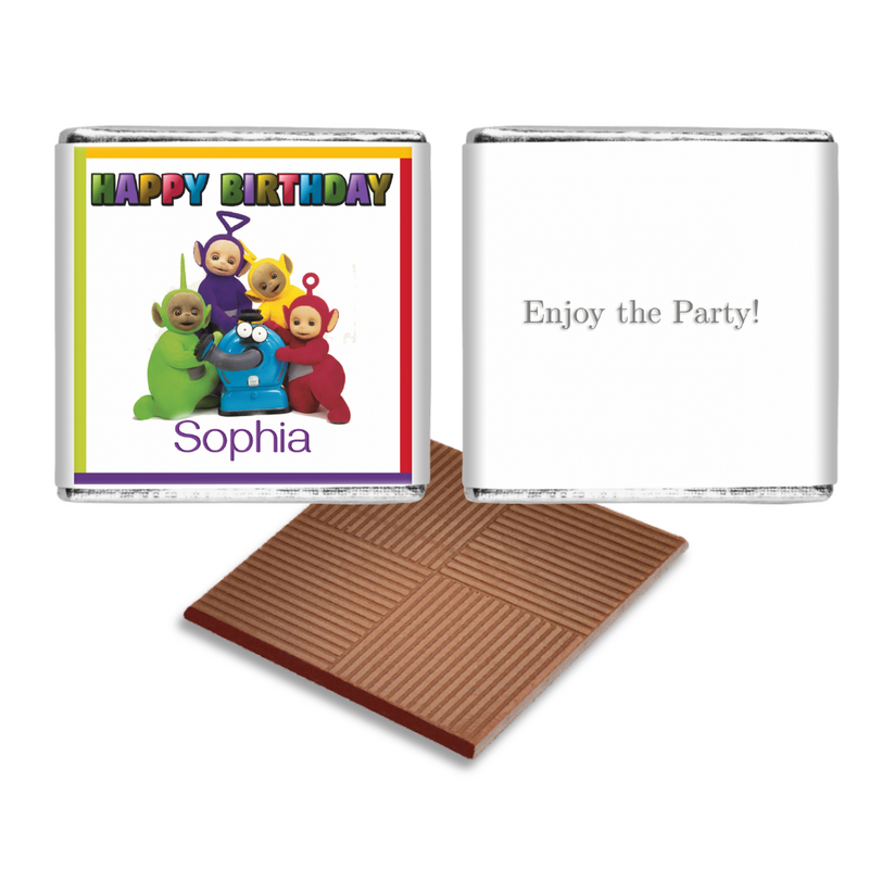 Teletubbies Personalised Chocolate Birthday Favours