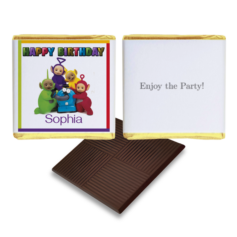 Teletubbies Personalised Chocolate Birthday Favours