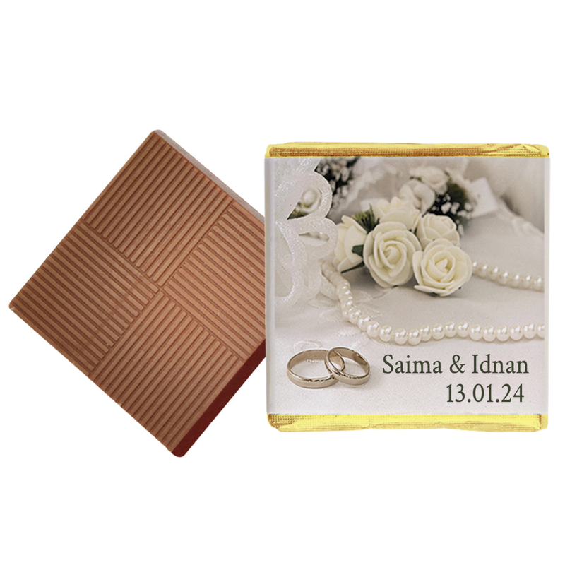 Ring and Pearls Chocolate Wedding Favours