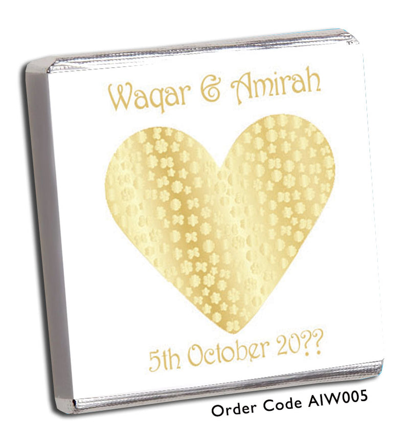gold heart on white background