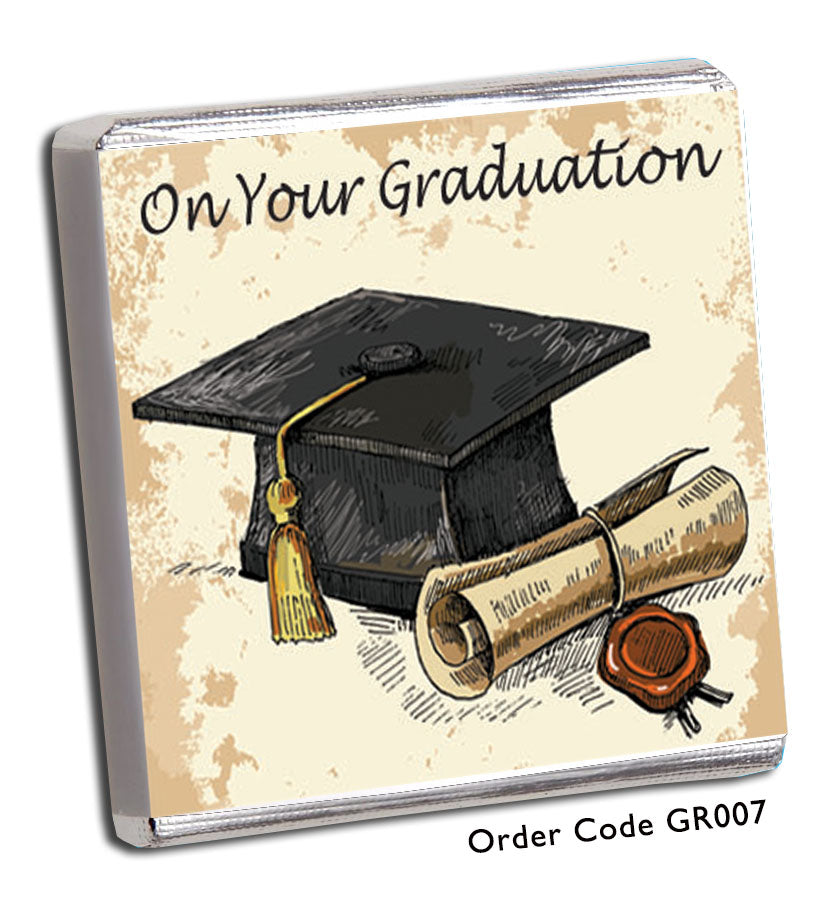 graduation chocolate favour 