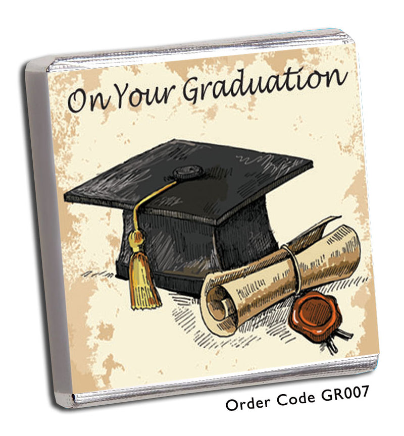 Traditional Graduation Day Celebration Chocolates - Chunky Monkey Chocolate