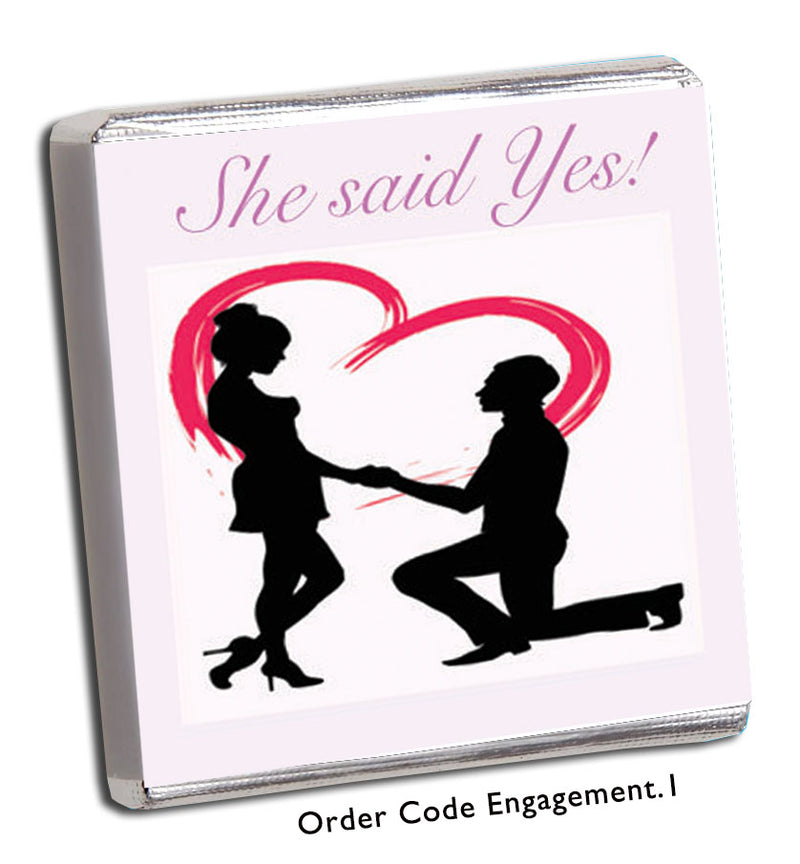 engagement themed party favour